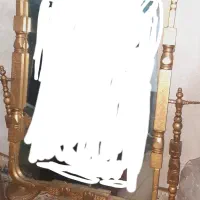 آینه قدیمی برنجی و سنگین