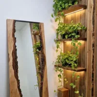 آینه و کنسول روستیک|بوفه، ویترین، کنسول|کرج, حسین‌آباد|دیوار