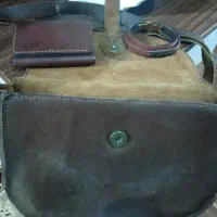 کیف چرم و دستبند چرم