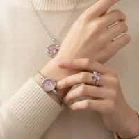 ست زنانه ساعت مدل ماه و ستاره