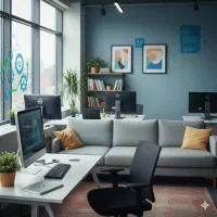 کارآموز کامپیوتر در مسکن مهر