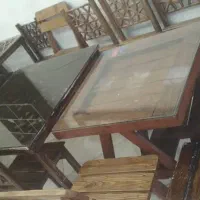 میزوصندلی چوبی