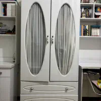 کمد لباس پینترستی سفید کشودار