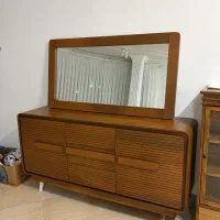 آینه کنسول چوبی