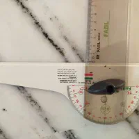 خط کش تی مهندسی سالم به همراه کاور