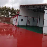بتن ریزی با ماله پروانه وتراز لیزری