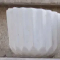 70 عدد گلدون سرامیکی سفید ساده و طرح دار نو