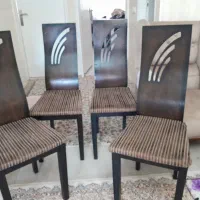 چهار نفره صندلی غذاخوری اصل چوب
