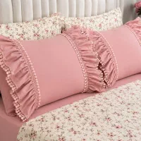خدمات دوخت سرویس روتختی و رو بالشی سری دوزی