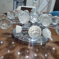 لوستر ۴ شاخه کریستالی