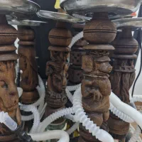 قلیون تنه چوبی