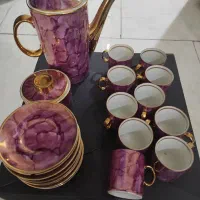 قهوه خوری ۶ نفره لهستانی آنتیک