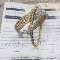 دستبند ایتالیا و انگشتر مردانه|جواهرات|خرم‌آباد, |دیوار