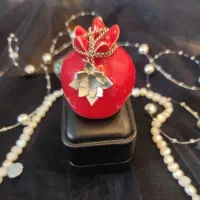 گردنبند گل نقره