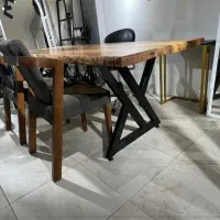 میز ناهارخوری چوب جنگلی|میز و صندلی غذاخوری|بابل, |دیوار