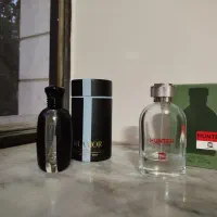 تعداد زیادی شیشه خالی عطر با جعبه|آرایشی، بهداشتی، درمانی|مشهد, کوه سنگی|دیوار