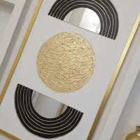 تابلو میکس مدیا آینه کاری