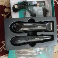 ماشین ریش تراش خط زن نو اکبند با مو زن بینی