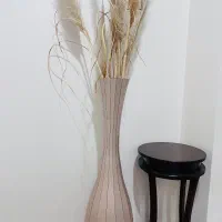 میز تلفن ،گلدون چوبی