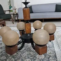 لوستر ۶ شاخه پذیرایی|لوستر و چراغ آویز|کرج, کرج نو|دیوار