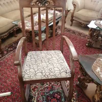 مبل راحتی 7 نفزه به همراه یک عدد صندلی مادربزرگ|مبلمان خانگی و میز عسلی|زنجان, |دیوار