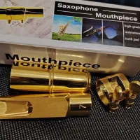 دهنی فلزی ساکسیفون سوپرانو با روکش طلا|سازهای بادی|سقز, |دیوار