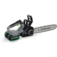 اره شارژی روستیک تیغه 40 سانت با دو باتری قوی