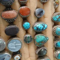 انگشترکلکسیونی(فاخر)عقیق گردنی شمایل قنبری قدیمی|جواهرات|قم, گلزار|دیوار