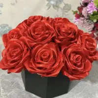 دسته گل روبانی/دسته گل عروس/باکس گل|گل مصنوعی|بوشهر, |دیوار