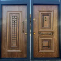 درب ضد سرقت جناقی پنجره دوجداره upvc  کدT033