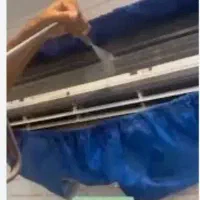 سرویس پنل کولر گازی روی کار