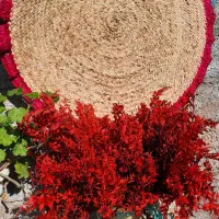 گل خشک ،دسته گندم و گلدون پتینه|گل مصنوعی|رشت, هلال احمر|دیوار