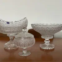 ست سه تیکه کریستال اصل لهستان