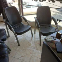 شش عدد صندلی فلزی محکم