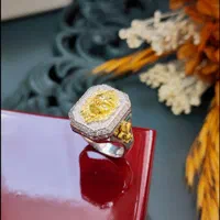 انگشتر نقره شیر مردانه روکش طلا کارگاه نقره سازی|بدلیجات|تبریز, |دیوار