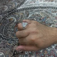 انگشتر نقره نگین عقیق|بدلیجات|قم, امامزاده ابراهیم|دیوار