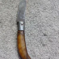 چاقو قدیمی دسته شاخ|کلکسیون اشیاء عتیقه|چناران, |دیوار