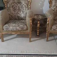 مبل سلطنتی ۹ نفره|مبلمان خانگی و میز عسلی|محمدشهر, محمدشهر|دیوار