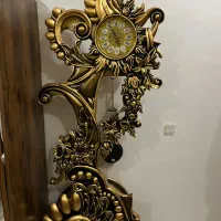 ساعت ایستاده تمام چوب منبت
