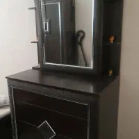 کمد وتخت با تشک  ومیز آرایش کاملا سالم درحدنو|تخت و سرویس خواب|تهران, ائمه اطهار|دیوار