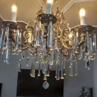 یک عدد لوستر نیک فرجام ۸ مشعل|لوستر و چراغ آویز|مشهد, آزادشهر|دیوار