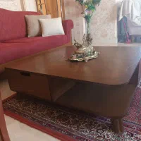 میز جلومبلی  باچوب گردو و سالم و محکم با دوتا عسلی|مبلمان خانگی و میز عسلی|تهران, خانی آباد نو شمالی|دیوار