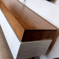 میز تی وی مدرن باروکش چوب گردو برندآریامون تهران