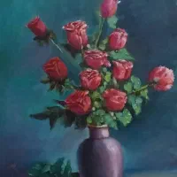 تابلو نقاشی رنگ و روغن سایز ۵۰*۷۰|تابلو، نقاشی، عکس|تهران, دروس|دیوار