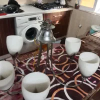 ۲ عدد لوستر|لوستر و چراغ آویز|گرگان, |دیوار