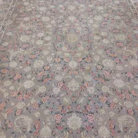 فرش 12متری رنگ نقره ای