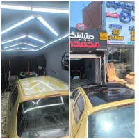 کاور خودرو افتاب سوخته  نصب شیشه دودی پولیش واکس