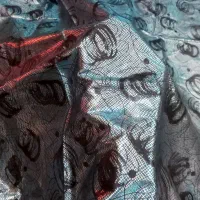 پارچه|لباس|رودان, |دیوار