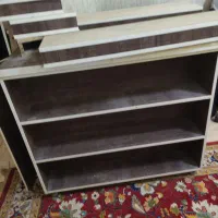 میز و شلف چوبی