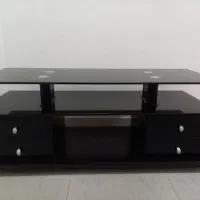 میز شیشه ای تلویزیون